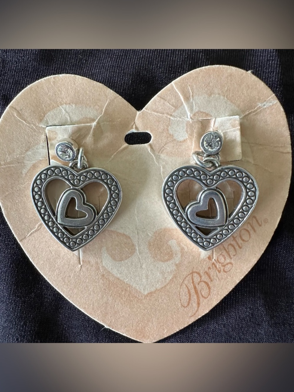 Brighton Beaming Hearts Earrings - Picture 2 of 6